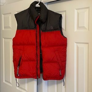 North Face goose down medium vest